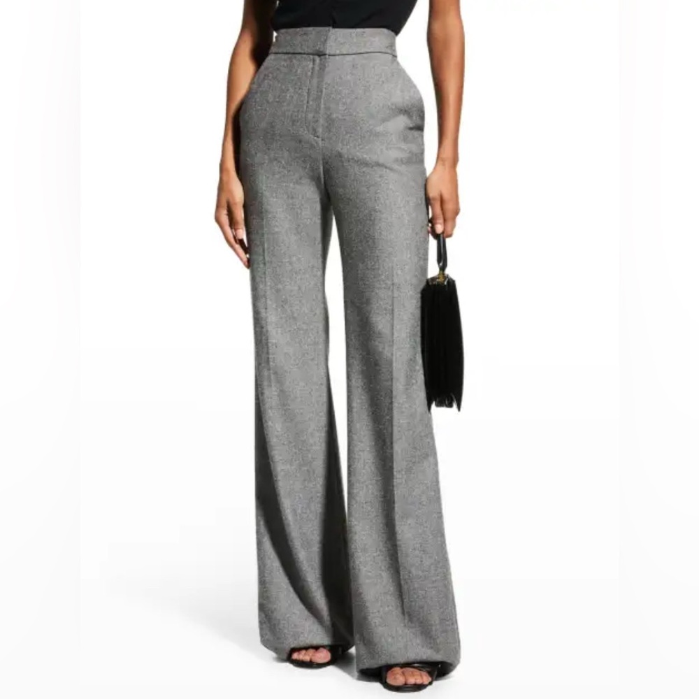 Veronica Beard Gray Flare Pants